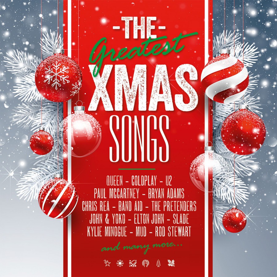 THE GREATEST XMAS SONGS Limited Numbered Silver Clear Vinyl 2LP